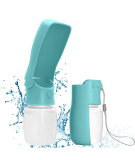 COMTENS Portable Dog Water Bottle for Walking - Leak Proof Foldable Pet Water Bottles Dispenser Bowl Travel Drink Cup for Walking Hiking Traveling
