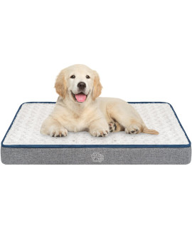 EMPSIgN Waterproof Dog Bed for crate Pad Reversible cool and Warm, Pet Beds with Washable and Removable cover, Sleeping Mats for Large Medium Small Dogs