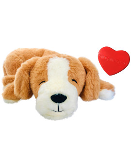 Calmeroos Puppy Heartbeat Toys Calming Separation Anxiety Relief Toys for Dogs Heartbeat Simulator in a Soft Comforting Pillow Pet Plush