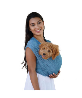 Pet KAtan Pet carrier for Small to Medium Pets - cat and Dog Soft Pet carrier Sling - PawQuamarine Small