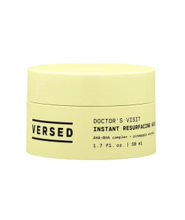Versed DoctorAs Visit Instant Resurfacing Face Mask - AHA, BHA and Enzyme Exfoliating Mask Helps Reduce Hyperpigmentation - Smooth and Moisturize Skin with Vitamin c - Vegan (17 fl oz)