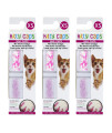 Kitty Caps Nail Caps for Cats White with Pink Tips & Clear with Pink Glitter, 40 Count, X-Small - 3 Pack Safe, Stylish & Humane Alternative to Declawing Stops Snags and Scratches