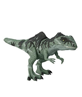 Jurassic World Dominion Dinosaur Toy, Strike N Roar giganotosaurus, Action Figure with Striking Motion and Sounds