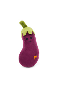 Petface Foodie Faces Aubergine Plush Dog Toy