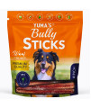 YUMA'S Natural Bully Sticks 6 inch Pack of 10 for Dogs for Intense Chewers Digestible Dog Treats Made of 100% Beef - Dog Bully Sticks for Cleaner Teeth- Long Lasting Dog Chews (6 inch, Pack of 10)