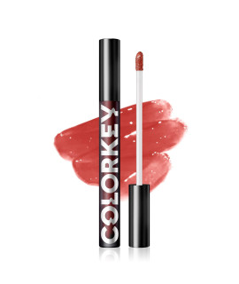 cOLORKEY Lip gloss Mirror Series, Hydrating Lip gloss with Essential oil, High Shine glossy Lip Tint, Hydrated & Fuller-looking Lips, Long-Lasting Liquid Lipstick (B724)
