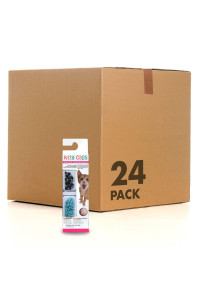Kitty caps Nail caps for cats Black with gray Tips & Baby Blue, Large, 40 count - 24 Pack Safe, Stylish & Humane Alternative to Declawing Stops Snags and Scratches