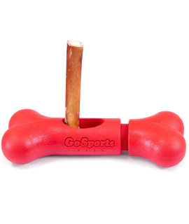 GoSports Chew Champ Bully Stick Holder for Dogs - Securely Holds Bully Sticks to Help Prevent Choking - 6 in or 8 in Size