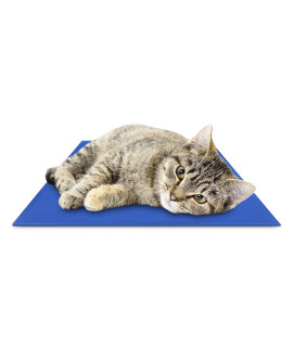 CHILLZ Cat Cooling Mat, Medium Size - Pressure Activated Cat Cooling Pad, Ideal for Summer - Non-Toxic Pet Cooling Mat for Cats, Self Cooling Gel Pad - No Water or Electricity Needed - 20 x 16