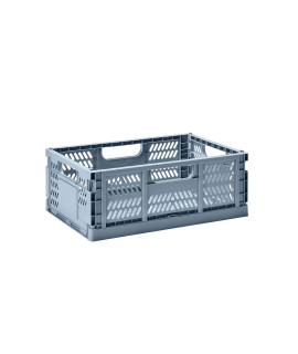 3 Sprouts Modern Folding Crate - Large - Blue