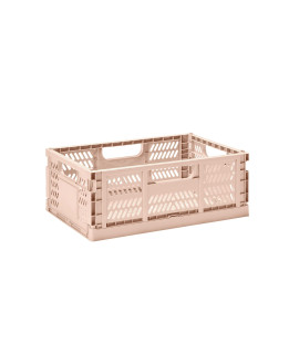 3 Sprouts Modern Folding Crate - Large - Clay