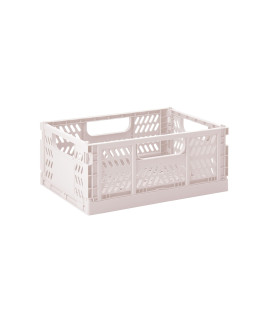 3 Sprouts Modern Folding Crate - Medium - Pink