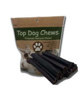 Top Dog Chews - 6 Collagen Chews 10 Pack for Small, Medium & Large Dogs, Long Lasting for Aggressive Chewers, Odor-Free, High Protein, Alternative to Rawhide & Bully Sticks, Supports Dental Health