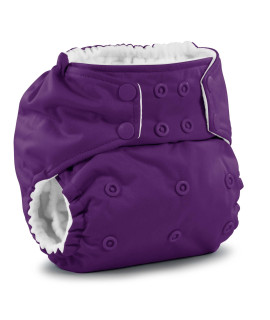Kanga care Rumparooz cloth Diaper Reusable One Size Pocket Diaper with Patented Inner Double gusset Adjustable 4 Sizes in 1 Diaper + 2 pcs Microfiber Insert Soaker (6-40+ lbs) - Royal