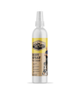 Dr. Pol Pet Deodorant Spray for Dogs & Cats - Odor Reducing Spray for Fur - Dog Body Spray Deodorizer - Pet Perfume Spray Pina Colada Scent - Pet Grooming Spray - 8 oz, White (DP1048A)