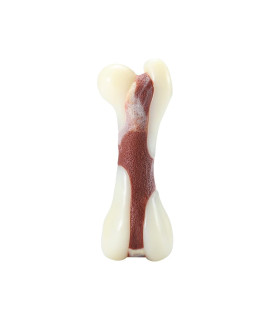 Tikaton Dog Chew Toys for Aggressive Chewers, Bacon Flavor Durable Dog Teething Chew Toys Bones for Large/Medium/Small Puppies