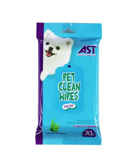 LATGLEND Pet Wipes for Dogs & Cats, Puppy Grooming Bath Wipes Dog Cleaning Wipes Daily Use for Cleaning Body Face Butt Eyes Ears Paws