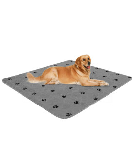 Washable Pee Pads for Dogs + Free Puppy Grooming Gloves/Quilted, Fast Absorbing Machine Washable Dog Whelping Pad/Waterproof Puppy Training Pad/Housebreaking Absorption Pads