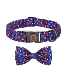 Mr.Chubbyface 4th of July Dog Collar Cute Dog Collar Bowtie Dog Collar Girl Boy Dog Collar