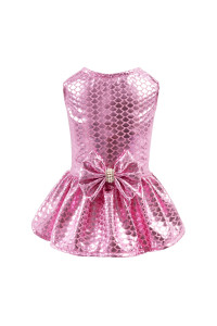 CuteBone Dog Dress Girl Puppy Skirt Cat Outfit Pet Clothes for Small Dogs Costume Birthday Gift DD11M