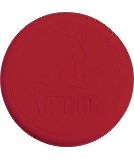 Updog Products 6-inch Dog Frisbee Small, Lightweight and Durable Frisbee for Dogs Made in USA Bright Colored Frisbee Dog Toy (Red Cherry)