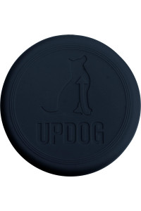UpDog Products 6-inch Dog Frisbee Small, Lightweight and Durable Frisbee for Dogs Made in USA Bright Colored Frisbee Dog Toy (Blue Dark)
