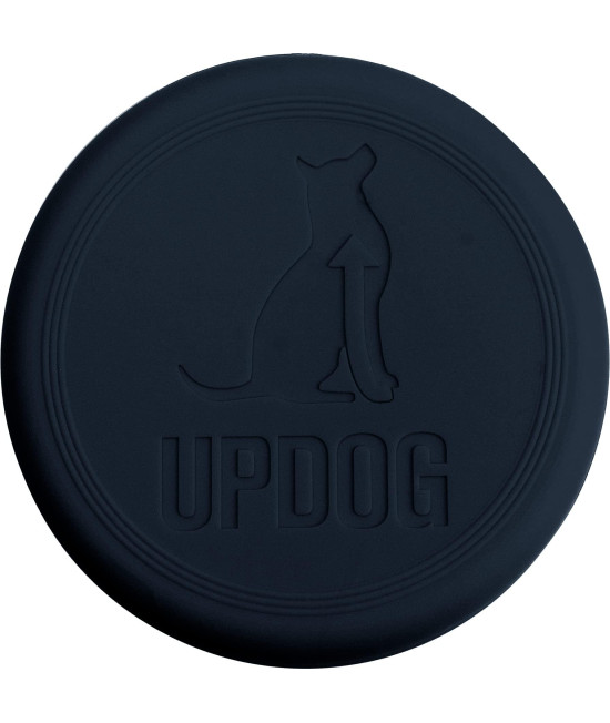 UpDog Products 6-inch Dog Frisbee Small, Lightweight and Durable Frisbee for Dogs Made in USA Bright Colored Frisbee Dog Toy (Blue Dark)