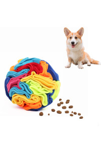 Ablechien Interactive Dog Toys Snuffle Ball for Dogs Encourage Natural Foraging Skills, Snuffle Ball Dog Puzzle Toys Treat Ball for Large Medium Small Dogs Machine Washable