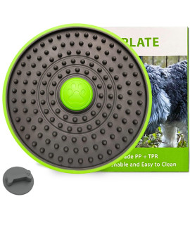 Dog Crate Licking Toy Lick Mat for Dogs Cats,Crate Training Toys for Puppy,Anti-Chewing Kennel Training Aid Tool for Reduce Anxiety,Dog Peanut Butter Lick Pad Treat Dispenser Plate,Cat Slow Feeder Toy