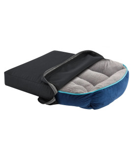 SELUGOVE Dog Bed Covers 53L ?43W ?5H Inch Washable Black Thickened Waterproof Oxford Fabric with Handles and Zipper Reusable Dog Bed Liner Cover for Large 110-125 Lbs Dog
