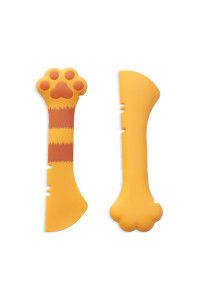 Meow&Woof Cat Wet Food Spoon, Mini Spatula for Pet Canned Food, BPA Free Can Spoons for Animal Feeding, Small Jars Spatulas, Easy Clean Scraper for Dog Food Cans