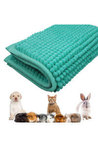 Nagudenfo Washable Pet Mat for use as Guinea Pig Mat,Muddy Mats for Dogs - 2 Pack 16 x 24 - Dirt and Water Absorbent Safe Non-Slip for Guinea Pig Cage Liner,Door Mat,Bath Mat