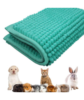 Nagudenfo Washable Pet Mat for use as Guinea Pig Mat,Muddy Mats for Dogs - 2 Pack 16 x 24 - Dirt and Water Absorbent Safe Non-Slip for Guinea Pig Cage Liner,Door Mat,Bath Mat