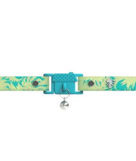 Kittyrama Botanicals Jungle Cat Collar. Award Winning. Hypoallergenic, Quick Release Breakaway, Comfy & Soft. Vet Approved. Other Styles Available