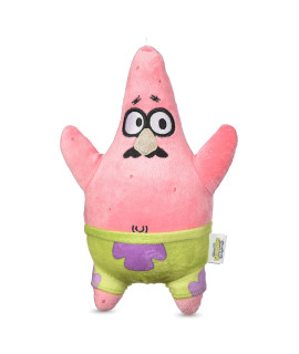 SpongeBob SquarePants for Pets 9 Halloween Funny Face Patrick Star Plush Squeaker Pet Toy Soft Patrick Star Squeaky Dog Toy Adorable Halloween Toys for All Dogs, Official Dog Toy Product