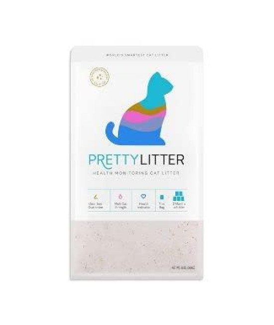 Pretty Litter Health Monitoring Cat Pet Litter (8 lbs)