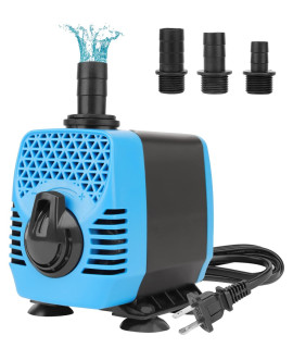 AquaMiracle 800GPH Aquarium Water Pumps (3000L/H, 40W) Fountain Pump Pond Pump Submersible Water Pump with Flow Control for Fish Tank, Fountain, Waterfall, Filtration, Water feature, Hydroponics
