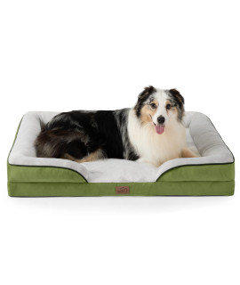 Bedsure Orthopedic Dog Bed for Extra Large Dogs - XL Washable Dog Sofa Bed Large, Supportive Foam Pet Couch Bed with Removable Washable Cover, Waterproof Lining and Nonskid Bottom, Turquoise