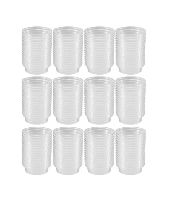 MRTIOO 200 pcs 05oz crested gecko Food and Water Feeding cups, Reptile Feeder Bowls, for Lizard and Other Small Pet Ledge Accessories Supplies