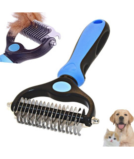 PetsFriend Dog Brush & Cat Brush Undercoat Brush for Medium & Long Hair, Hair Remover for Healthy Coat, Removal of Undercoat and Tents, Massage Effect & Grooming