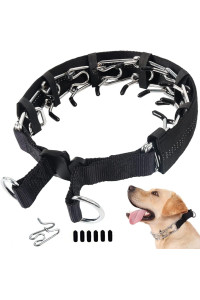 Training collar, Adjustable Dog chain Item circle, Suitable for The Training collar of Large Dogs (M)
