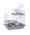 Prevue Pet Products Medium Hamster Haven - Gray