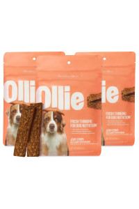 Ollie Beef and Sweet Potato Jerky Recipe Dog Treats - Dog Jerky Treats All Natural - Healthy Dog Treats - Beef Jerky for Dogs - Real Meat Dog Treats 15 oz.
