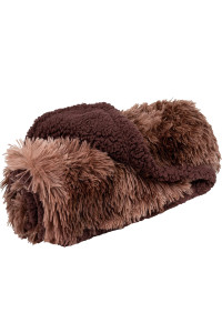PetAmi Waterproof Dog Blanket for Small Medium Dog, Puppy Pet Blanket Couch Cover Protection, Sherpa Fleece Fuzzy Cat Blanket Throw Sofa Bed Furniture Protector Reversible Soft, 29x40 Tie-Dye Brown