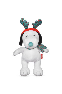 Peanuts for Pets Comics 9 Holiday Snoopy Reindeer Squeaky Dog Toy Medium Snoopy Christmas Snoopy Dog Toy Snoopy Stuffed Animal Officially Licensed Pet Product from Comics (FF23517)