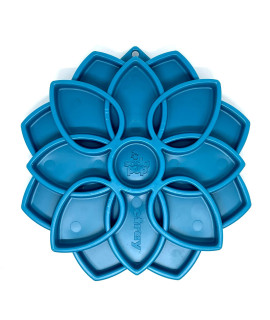 SodaPup Mandala eTray - Durable Slow Feeder Tray Made in USA from Non-Toxic, Pet-Safe, Food Safe Material for Mental Stimulation, calming, Avoiding Overfeeding, Slow Eating, Healthy Digestion & More