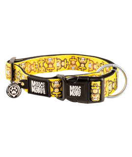 Max & Molly Dog & Puppy Collar with Power Buckle, Fun Style for Small, Medium, Large Dogs & Puppies, Waterproof, Comfortable, Adjustable, Includes Gotcha QR Code Pet ID