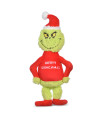 Dr. Seuss for Pets How The Grinch Stole Christmas 9? Merry Grinchmas Plush Squeaker Toy for Dogs Squeaky Dog Toys, Plush Dog Toys, Holiday Toys for Dogs (FF25747)