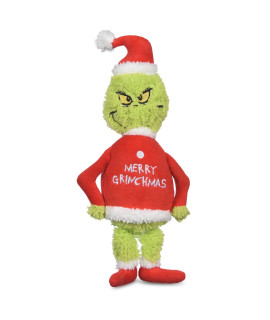 Dr. Seuss for Pets How The Grinch Stole Christmas 6 Merry Grinchmas Plush Squeaker Toy for Dogs Squeaky Dog Toys, Plush Dog Toys, Holiday Toys for Dogs (FF23494)