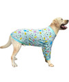 PriPre Dog T Shirts Dinosaur Pattern, Rainbow, Unicorn Dog clothes for Large Medium Small Dogs Breathable Stretchy cotton clothes Dog Pajamas(3XL,Dinosaur Unicorn)